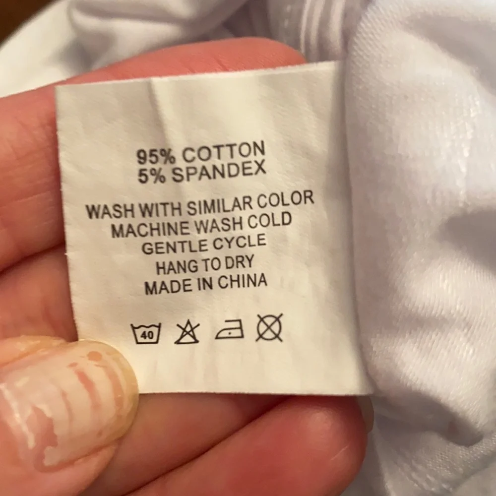 Zyia Active Namaste White Open Back Top S - Picture 8 of 8